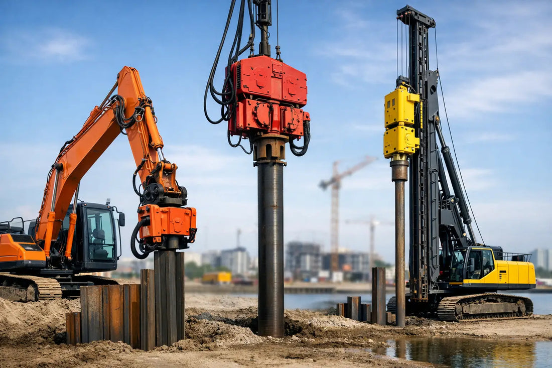 Tipos de vibrohincadores para obra y su elección