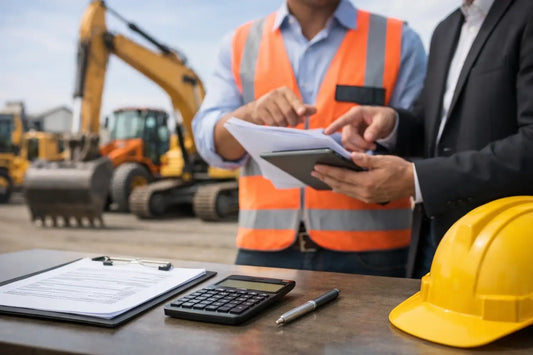 Cómo cotizar maquinaria de construcción industrial