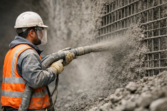 Cómo reducir rebote en shotcrete