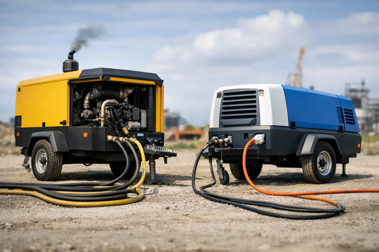 Compresor diésel o eléctrico: cuál elegir