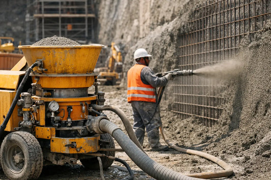 Máquinas gunite para obra de alta exigencia