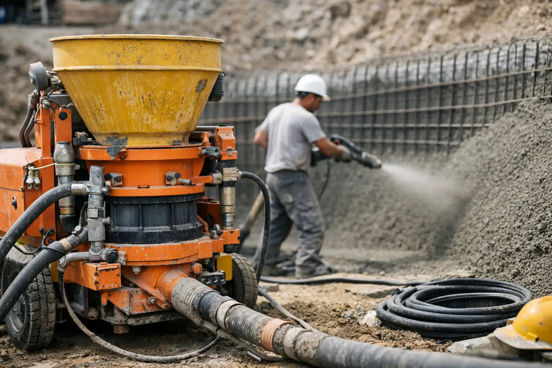 Cómo elegir máquina de gunite sin fallar