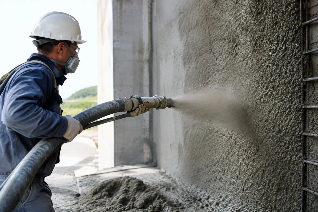 Cómo disminuir rebote en concreto proyectado