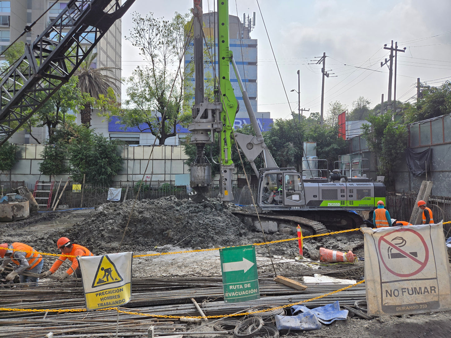 Perforadora para Pilotes Zoomlion Modelo ZR255D (Usada)